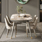 Modern Gray Round Shape Table Sintered Stone Kitchen Dining Table with 4 Legs Base Clearhalo ' dining_table' 'Dining Tables & Seating' 'Dining Tables' 'furn' 'furn_dining_table' 'Furniture' 'furniture_dining_table' 'Kitchen & Dining Furniture' 'kitchen&dining_furn' 'kitchen' 'kitchen_dining_table' 1200x1200_46eafb9f-8684-4d2f-a079-4e18b2878c47