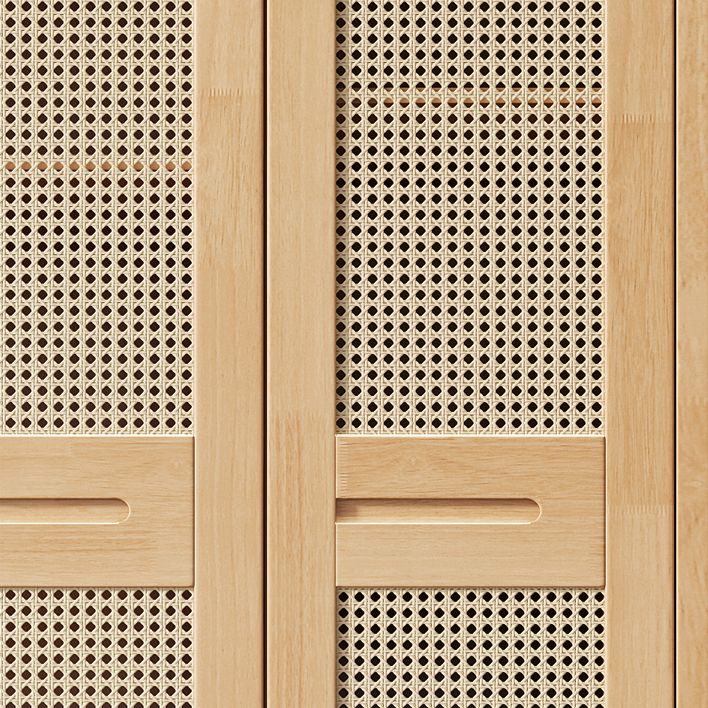 Armario moderno de madera maciza de madera maciza con cajón