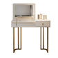 Glam 29.52" Height Wood Flip-top Dressing Table Make-up Vanity with Mirror
