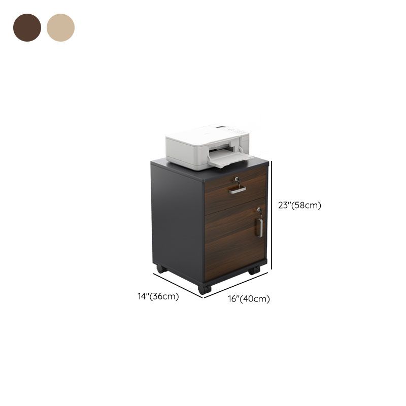 Modern File Cabinet Wood Lock Storage Filing Cabinet with Wheels Clearhalo 'Filing Cabinets' 'filling_cabinets' 'furn' 'furn_filling_cabinets' 'Furniture' 'Office Furniture' 1200x1200_46ef3646-dd39-4cbe-bb8e-eb2db4f8f3d7