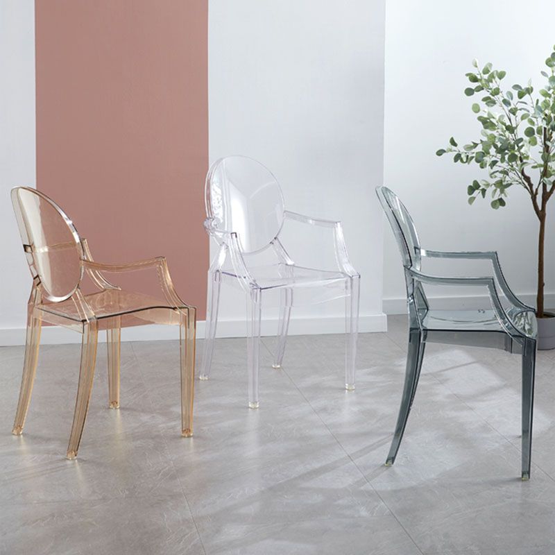 Scandinavian Arm Plastic Side Chairs for Home Open Back Side Chair Clearhalo 'Dining Chairs' 'Dining Tables & Seating' 'dining_chair' 'Furniture' 'furniture_dining_chair' 'Kitchen & Dining Furniture' 1200x1200_46f0bd9f-8599-4fc4-b890-901a78a8e403