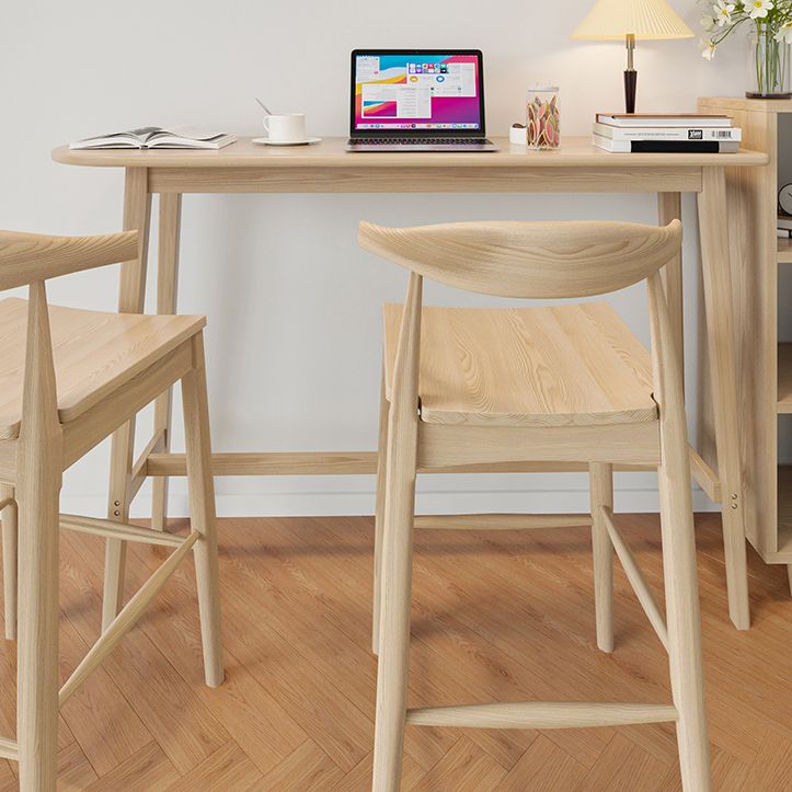 Modern Trestle Base Bar Table Set 1/2/3 Pcs Solid Wood Bar Table and Stools Clearhalo 'Bar Furniture' 'furn' 'furn_home_bar_bar_sets' 'Furniture' 'Home Bars & Bar Sets' 'home_bar_bar_sets' 'Kitchen & Dining Furniture' 1200x1200_46f16f8e-a89c-4d7e-9ab4-9b5ad243e595