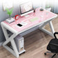 Rectangular Glass Top Office Desk Contemporary Computer Desk Clearhalo 'furn' 'furn_office_desk' 'Furniture' 'Office Desks' 'Office Furniture' 'office_desk' 1200x1200_46f2b077-d6be-4c2a-b6e4-ad4fd55edadf