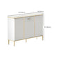 Glam Sideboard Table Stone Sideboard Cabinet with Doors for Kitchen Clearhalo 'buffet_sideboard' 'Buffets & Sideboards' 'furn' 'furn_buffet_sideboard' 'Furniture' 'Kitchen & Dining Furniture' 1200x1200_46f3906e-8e9e-4332-8447-e8ce7888c35a