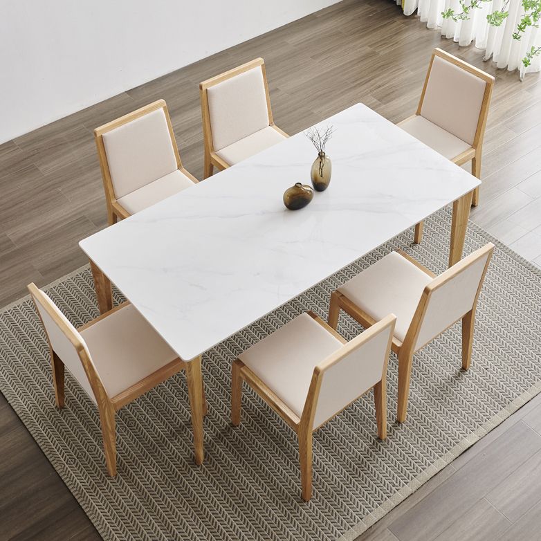 Modern 1/4/5/7 Pieces Dining Set Sintered Stone Top Dining Table Set with Chairs Clearhalo 'Dining Room Sets' 'Dining Tables & Seating' 'dining_room_set' 'furn' 'furn_dining_room_set' 'Furniture' 'furniture_dining_room_set' 'Kitchen & Dining Furniture' 'kitchen&dining_furn' 'kitchen' 1200x1200_46f3e19a-b7e1-4c66-9b16-fa59080fb7a8