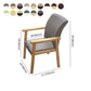 Contemporary Indoor Arm Chair Solid Back Upholstered Wood Single Dining Room Chair Clearhalo ' kitchen&dining_furn' 'Dining Chairs' 'Dining Tables & Seating' 'dining_chair' 'furn' 'furn_dining_chair' 'Furniture' 'furniture_dining_chair' 'Kitchen & Dining Furniture' 'kitchen' 1200x1200_46f53dfc-ca5e-44ef-9926-189deebb1869