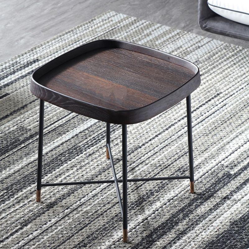 Tavolo da gambe a croce moderna in legno massiccio per soggiorno per soggiorno