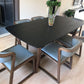 Modern Sintered Stone Dining Table Set Rectangular Dining Table with Solid Wood Base Clearhalo 'Dining Room Sets' 'Dining Tables & Seating' 'dining_room_set' 'furn' 'furn_dining_room_set' 'Furniture' 'furniture_dining_room_set' 'Kitchen & Dining Furniture' 'kitchen&dining_furn' 'kitchen' 1200x1200_46f87055-f62e-4b58-be42-cec7708dffb5