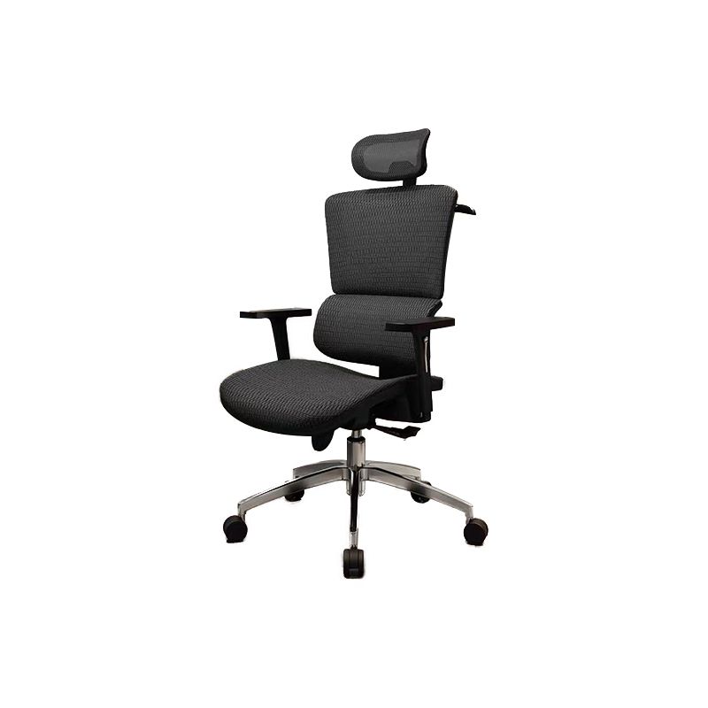 Sedia da ufficio ergonomica regolabile in altezza Sedia girevole per computer con supporto lombare