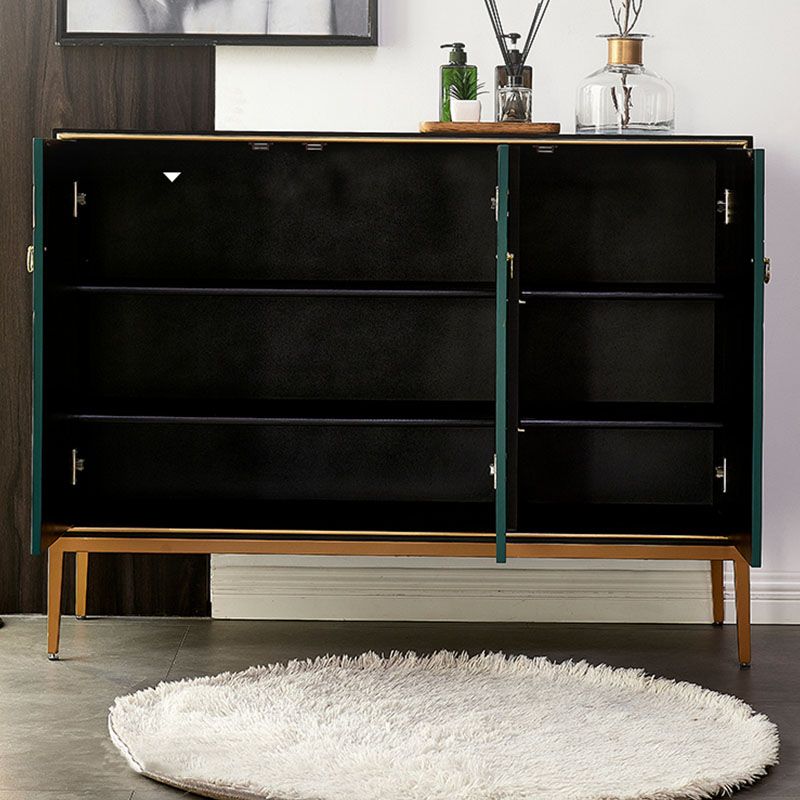 Glam Style Engineered Wood Buffet Table 15.7" Wide Sideboard Cabinet Clearhalo 'buffet_sideboard' 'Buffets & Sideboards' 'furn' 'furn_buffet_sideboard' 'Furniture' 'Kitchen & Dining Furniture' 1200x1200_46fb17ed-2344-4055-94a9-170f5e8fa423