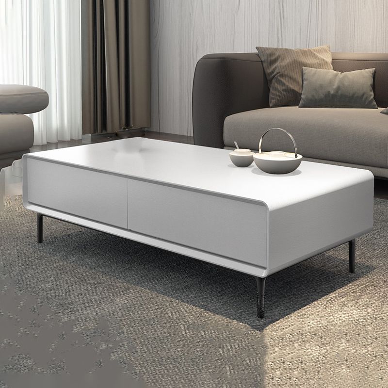 15"H Contemporary Coffee Table Single Coffee Cocktail Table with Storage Clearhalo 'Coffee & Accent Tables' 'Coffee Tables' 'coffee_tables' 'furn' 'furn_coffee_tables' 'Furniture' 'Living Room Furniture' 1200x1200_46fc4065-fb5d-46aa-860b-0799787f6dc0