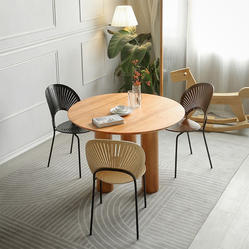 Mesa de comedor moderna de madera maciza mesa de comedor de 3 pies para uso doméstico