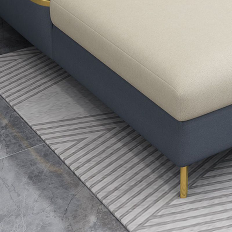 124.01" L x 70.86" W x 35.43" H Faux Leather Sectional Pillow Top Arm Sofa and Chaise Clearhalo 'furn' 'furn_sectionals' 'Furniture' 'furniture_sectionals' 'kitchen' 'kitchen_sectionals' 'Living Room Furniture' 'Sectionals' 1200x1200_46fdd51a-1aa5-44a1-bcdc-6aed0994a6c5