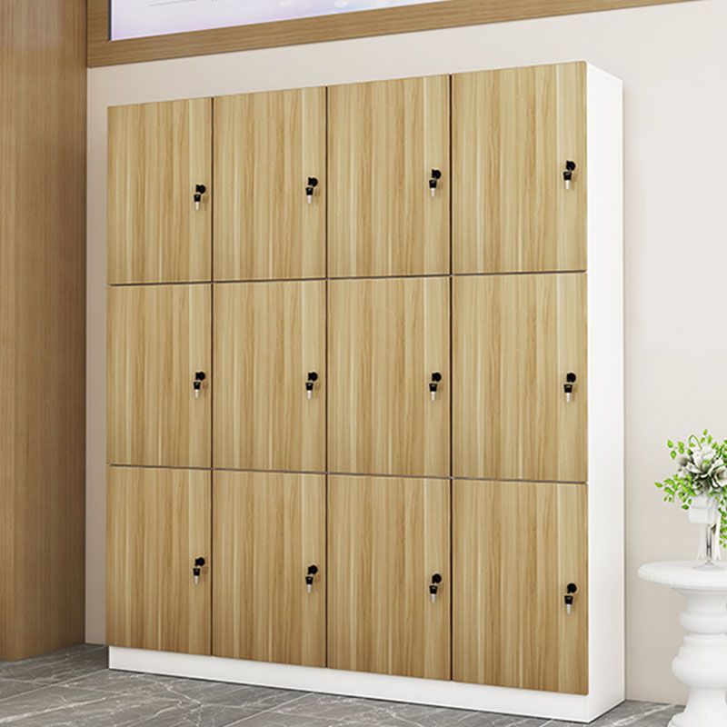 Gabinete de almacenamiento de acabado mate de madera fabricada para el baño