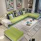 Contemporary L-Shape Modular Furniture Sectionals for Four People