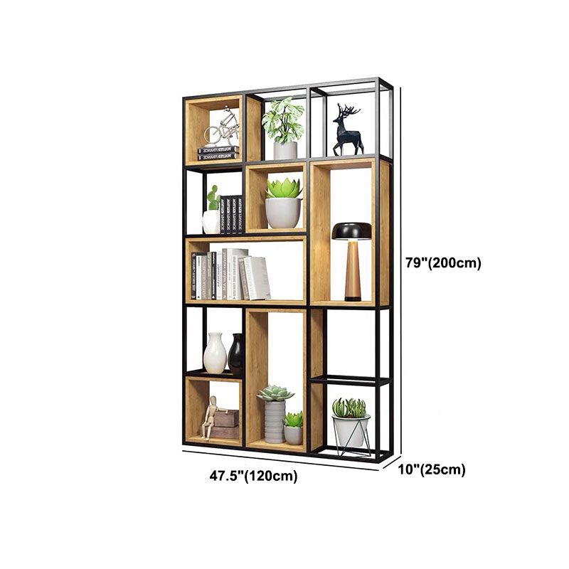 9.84"W Bookcase Industrial Style Open Back Bookcase for Home Study Room Office Clearhalo 'Bookcases' 'furn' 'furn_bookcases' 'Furniture' 'furniture_bookcases' 'kitchen' 'kitchen_bookcases' 'Living Room Furniture' 'Office Furniture' 1200x1200_47001f63-5f12-4273-90c5-8328fcf9cf2c