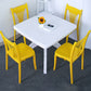 Contemporary Style Plastic Dining Armless Chairs Slat Back Stacking Arm Chair Clearhalo ' kitchen&dining_furn' 'Dining Chairs' 'Dining Tables & Seating' 'dining_chair' 'furn' 'furn_dining_chair' 'Furniture' 'furniture_dining_chair' 'Kitchen & Dining Furniture' 'kitchen' 1200x1200_4702c6e2-e1a2-4ec3-b7f1-110734e7684e