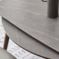Modern Stone Dining Table 4 Ash Legs Dining Table for Dining Room