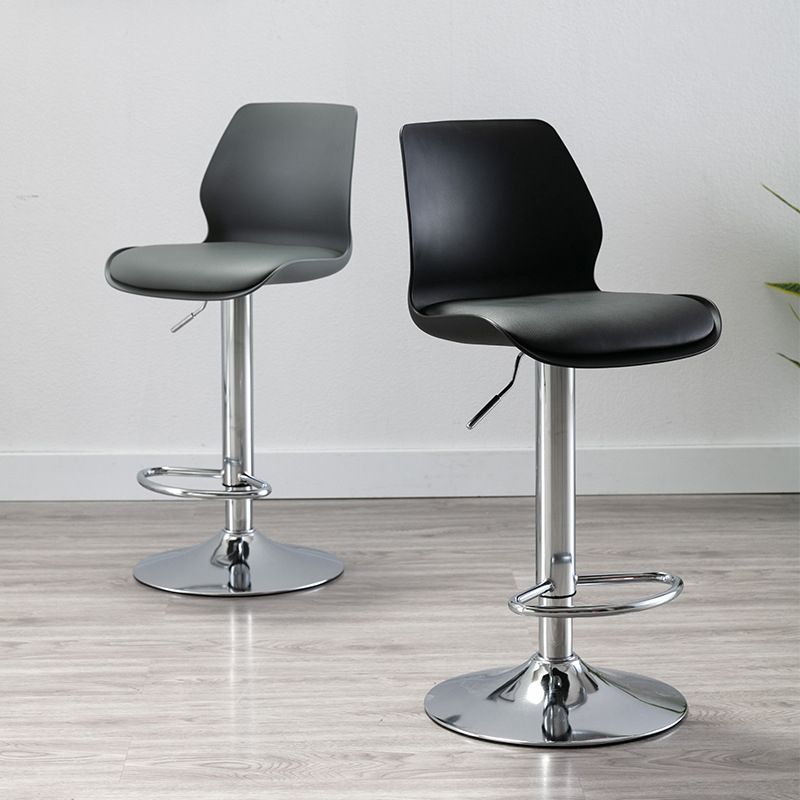 Adjustable Height Silver Counter Stools Swivel Scandinavian Metal Bar Stools (Set of 4) Clearhalo 'Bar Furniture' 'Bar Stools' 'bar_stools' 'furn' 'furn_bar_stools' 'furniture_bar_stools' 'Kitchen & Dining Furniture' 'kitchen&dining_furn' 'kitchen' 'kitchen_furn' Furniture' 1200x1200_470949c9-2e4d-44e9-88b0-a2efef1b94aa