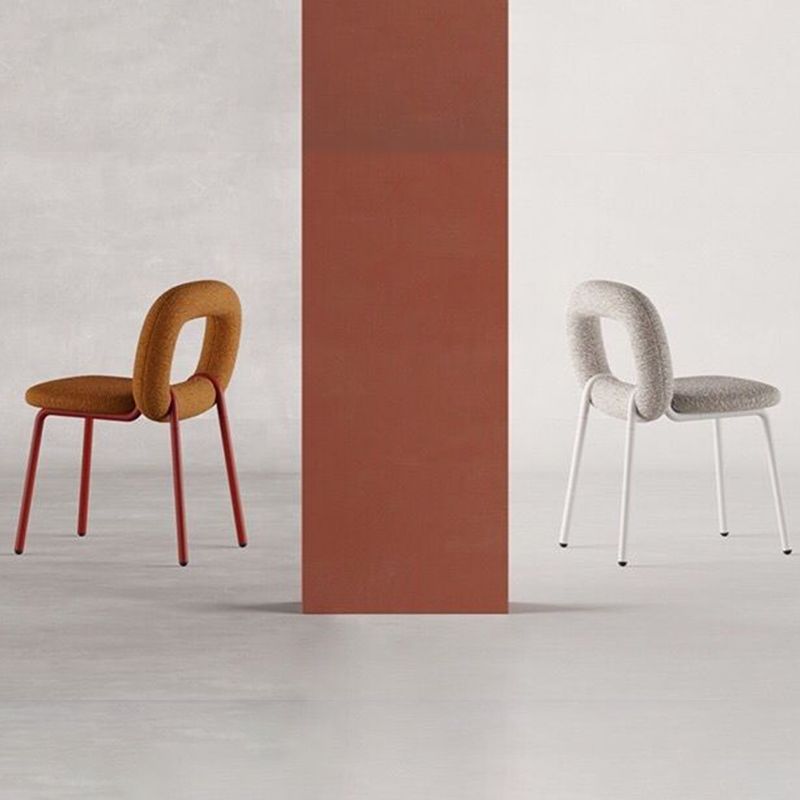 Modern Style Side Chair Metal Open Back Dining Room Chair for Kitchen Clearhalo 'Dining Chairs' 'Dining Tables & Seating' 'dining_chair' 'furn' 'furn_dining_chair' 'Furniture' 'Kitchen & Dining Furniture' 1200x1200_470a483a-74db-46f1-84fb-c46b86e92b55