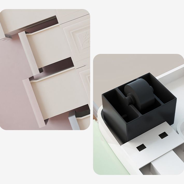 Plastic Storage Cabinet With Drawer Modern Wardrobe Armoire for Home