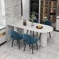 Sintered Stone Top Freeform Table for Restaurant Modern Dining Table with 3 Legs Clearhalo ' dining_table' 'Dining Tables & Seating' 'Dining Tables' 'furn' 'furn_dining_table' 'Furniture' 'furniture_dining_table' 'Kitchen & Dining Furniture' 'kitchen&dining_furn' 'kitchen' 'kitchen_dining_table' 1200x1200_470f098c-6352-4eda-ae1f-f16d40454260
