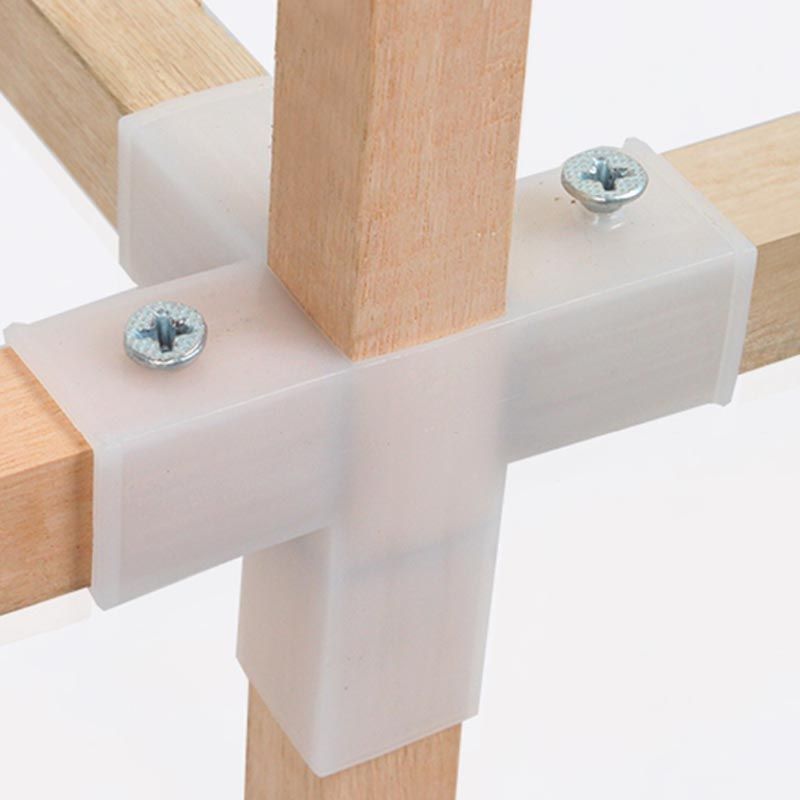 Guardaroba in stile contemporaneo in legno solido armadio a 1 porte per la casa