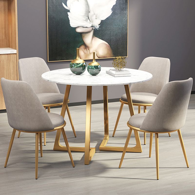 Armless Dining Chairs Glam Style Velvet Side Chairs for Dining Room Clearhalo 'Dining Chairs' 'Dining Tables & Seating' 'dining_chair' 'furn' 'furn_dining_chair' 'Furniture' 'furniture_dining_chair' 'Kitchen & Dining Furniture' 1200x1200_471389fa-2301-4882-bd47-3603bf5bedce