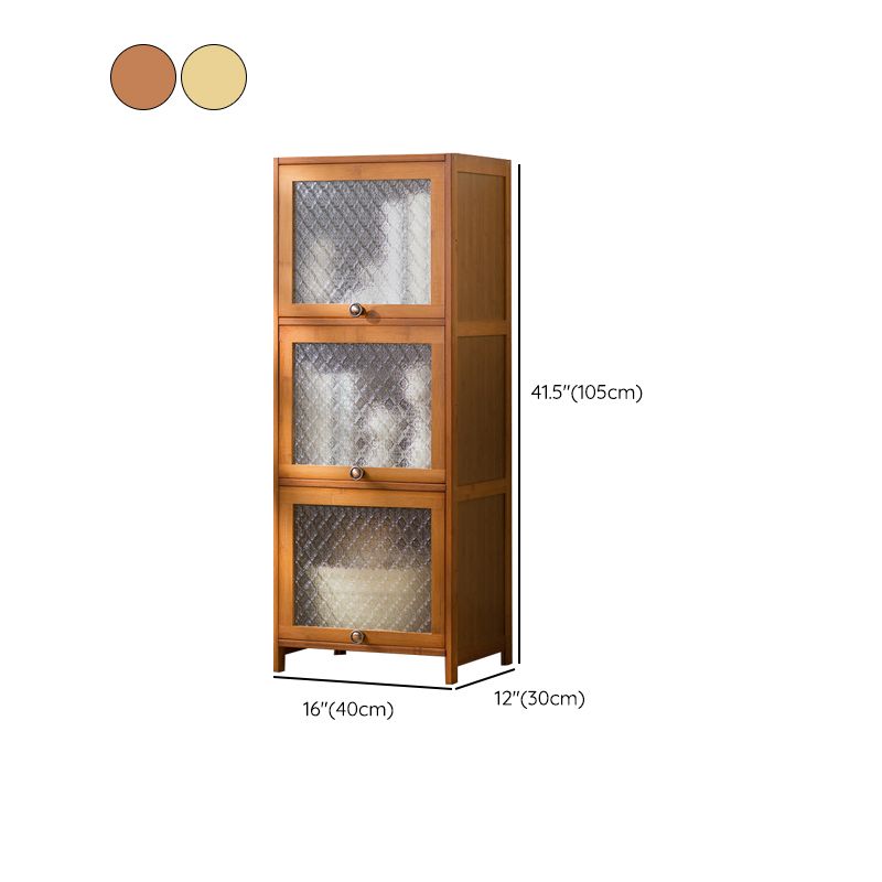 Glass Door Cabinet Scratch Resistant Accent Cabinet with Doors Clearhalo 'Cabinets & Chests' 'cabinets_chests' 'furn' 'furn_cabinets_chests' 'Furniture' 'Living Room Furniture' 1200x1200_47138f0e-b513-426c-8917-dd73da8bccad