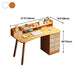 MODERNA Freeform Desk Office Home Desa di scrittura in legno artificiale con cassetto