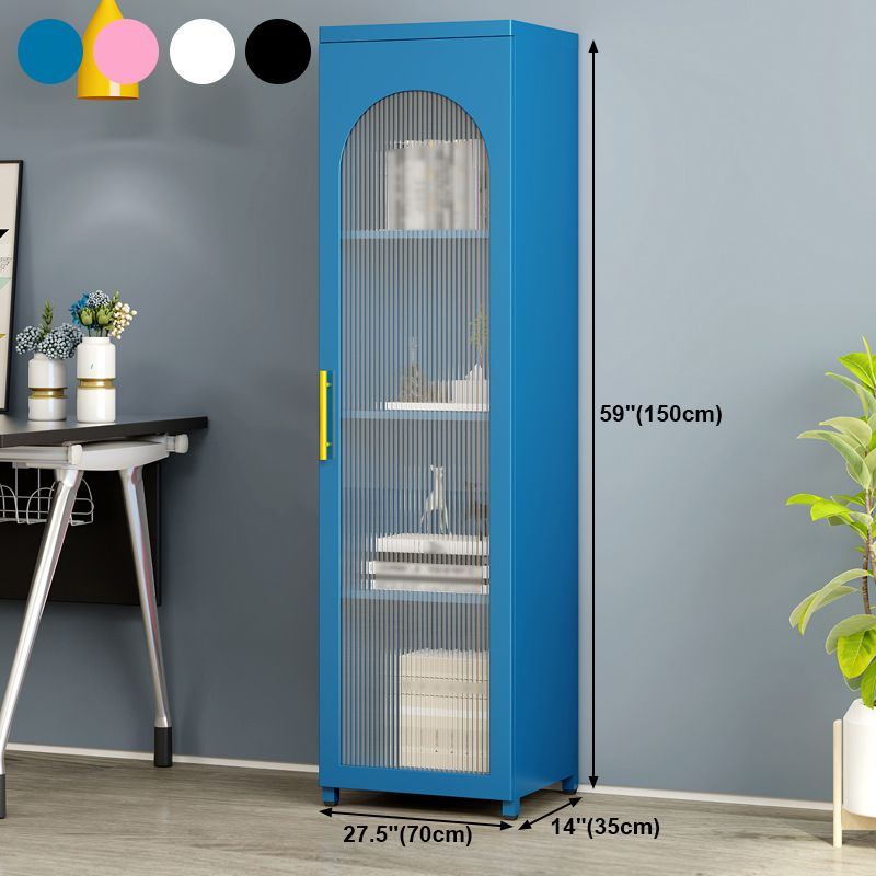 Metal Industrial Standard Bookcase Vertical Bookcase with Glass Door Clearhalo 'Bookcases' 'furn' 'furn_bookcases' 'Furniture' 'furniture_bookcases' 'kitchen' 'kitchen_bookcases' 'Living Room Furniture' 'Office Furniture' 1200x1200_4717886e-d5a2-4f32-9b65-d1f8f504258a