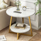 Contemporary  Round End Table Cross Leg  Side Table  for Living Room