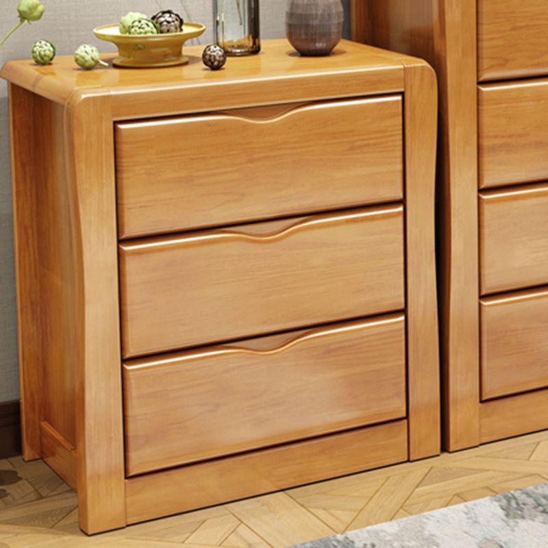 Modern Rectangle Wood Accent Cabinet Grooves Cabinet with Drawer Clearhalo 'Cabinets & Chests' 'cabinets_chests' 'furn' 'furn_cabinets_chests' 'Furniture' 'Living Room Furniture' 1200x1200_47197b8b-b77b-455d-ad68-215fd00d012c