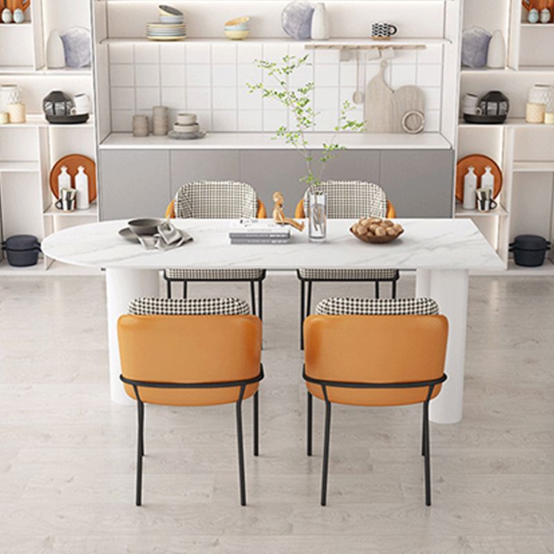 Modern Sintered Stone Dining Table 3-foot Kitchen Dinner Table Clearhalo 'Dining Tables & Seating' 'Dining Tables' 'dining_table' 'furn' 'furn_dining_table' 'Furniture' 'Kitchen & Dining Furniture' 1200x1200_471ae3ed-5074-49e3-a1eb-906b3409b251