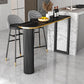 Industrial Bar Table Stone Top Pub Table with Iron Base for Dining Room Clearhalo 'Bar Furniture' 'Bar Tables' 'bar_tables' 'furn' 'furn_bar_tables' 'Furniture' 'furniture_bar_tables' 'Kitchen & Dining Furniture' 'kitchen&dining_furn' 'kitchen' 1200x1200_471ce701-ab0c-4945-9503-5eea7d3d4c02