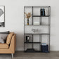 Estantería de metal moderna Etagere Open Shelf Bookcase in Burnish