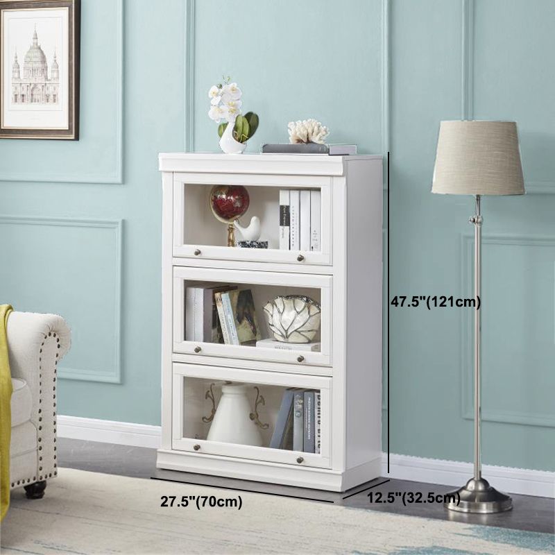 Modern Style Bookcase Solid Wood Rectangular Shelf with Doors Clearhalo 'Bookcases' 'furn' 'furn_bookcases' 'Furniture' 'furniture_bookcases' 'kitchen' 'kitchen_bookcases' 'Living Room Furniture' 'Office Furniture' 1200x1200_471f3147-65e8-4076-8a9f-36c66c20bce0