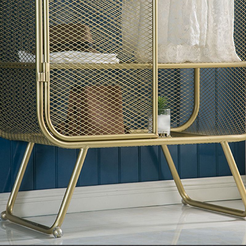 Modern Hinged Door Wardrobe for Home Matte Finish Cabinet with Metal Frame Clearhalo 'Armoires & Wardrobes' 'armoires_wardrobes' 'Bedroom Furniture' 'furn' 'furn_armoires_wardrobes' 'Furniture' 1200x1200_47204e3a-83f8-4add-82ba-0e5f85daca0c