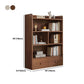 Modern Style Bookcase with Drawer Engineered Wood Shelf for Living Room