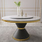 Glam 1/4/5/7/9 Pieces Dining Set Sintered Stone Dining Table Set for Home Use Clearhalo 'Dining Room Sets' 'Dining Tables & Seating' 'dining_room_set' 'furn' 'furn_dining_room_set' 'Furniture' 'furniture_dining_room_set' 'Kitchen & Dining Furniture' 'kitchen&dining_furn' 'kitchen' 1200x1200_4722e09e-18c2-472a-b1e3-615379483e4c