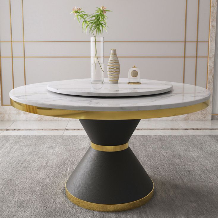 Glam 1/4/5/7/9 Pieces Dining Set Sintered Stone Dining Table Set for Home Use Clearhalo 'Dining Room Sets' 'Dining Tables & Seating' 'dining_room_set' 'furn' 'furn_dining_room_set' 'Furniture' 'furniture_dining_room_set' 'Kitchen & Dining Furniture' 'kitchen&dining_furn' 'kitchen' 1200x1200_4722e09e-18c2-472a-b1e3-615379483e4c