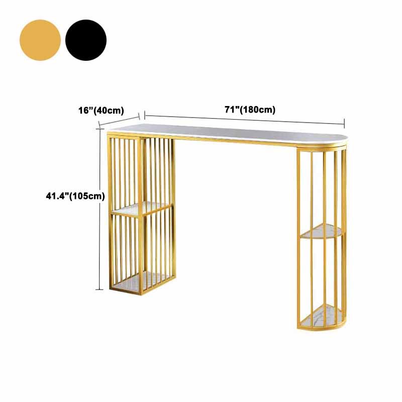 Set di altezza da banco glam soggiorno 1/2/3 pezzi set di bistrot top in marmo