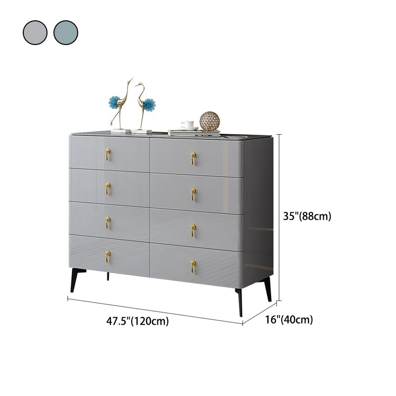 Classic Glam -ingenieur Wood Dresser Slaapkamer Storingskist Dressoir met lade