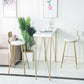 Glam Style 1/2/3 Pieces Bar Table Set Rectangle Bar Table with High Stools Clearhalo 'Bar Furniture' 'furn' 'furn_home_bar_bar_sets' 'Furniture' 'Home Bars & Bar Sets' 'home_bar_bar_sets' 'Kitchen & Dining Furniture' 1200x1200_472642e5-2f56-4cca-aada-3d9d9f6fa44e