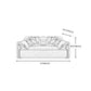 Stain Resistant Stationary 2-seater Pillow Top Arm Cushions Sofa Clearhalo 'furn' 'furn_sofas' 'Furniture' 'Living Room Furniture' 'Sofa' 'sofas' 1200x1200_4726f701-db65-4607-936c-fc9c2a7c71a5