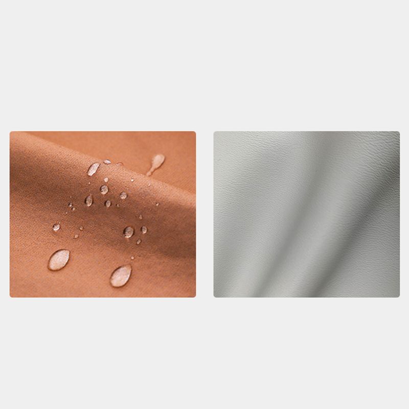 Sofá de cuero moderno de brazo de almohada