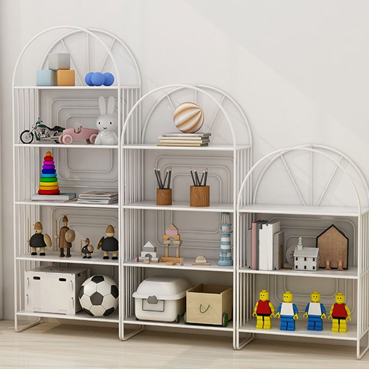 Scandinavische metalen standaard boekenplank open back -boekenkast met planken