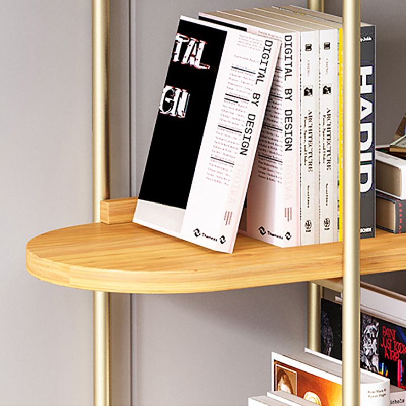 Etagere Bookcase Scandinavian Open Back Bookshelf with Shelves Clearhalo 'Bookcases' 'furn' 'furn_bookcases' 'Furniture' 'Office Furniture' 1200x1200_4729b016-6cfa-4514-a512-70142e2965a9