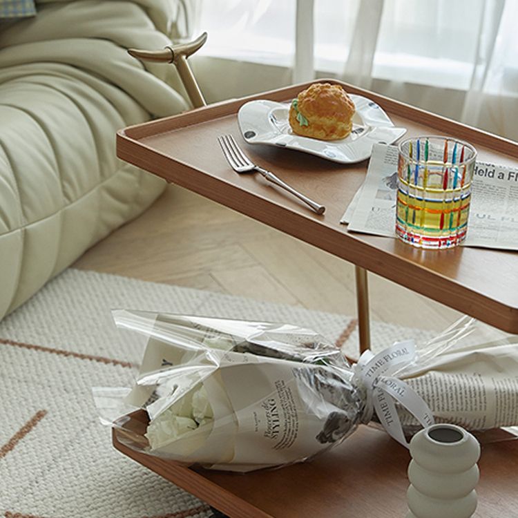 20.47" Tall Tray Top Side Accent Table Solid Wood End Slide Table Clearhalo 'Coffee & Accent Tables' 'End & Side Tables' 'end_side_tables' 'furn' 'furn_end_side_tables' 'Furniture' 'Living Room Furniture' 1200x1200_472c8f66-f198-44a2-8ab7-99a6912447a1