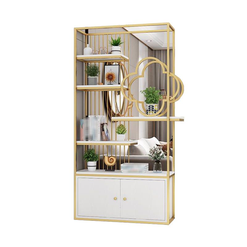 11.81"W Bookcase Glam Style Open Back Bookshelf for Office Study Room Home Clearhalo 'Bookcases' 'furn' 'furn_bookcases' 'Furniture' 'furniture_bookcases' 'kitchen' 'kitchen_bookcases' 'Living Room Furniture' 'Office Furniture' 1200x1200_472fb419-e930-41e2-b248-28caf48b964f